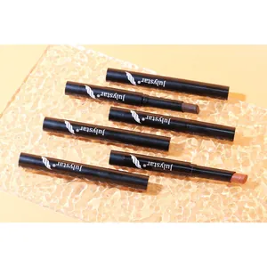 Six bâtons de maquillage Julystar multi-usages sur un plateau en verre décoratif