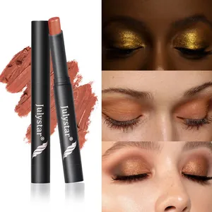 Bâton d'ombre à paupières crème Julystar sur différentes carnations pour le maquillage