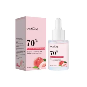 Aufhellendes Pfirsich 70% Niacinamid Serum für ebenmäßigen Hautton und Feuchtigkeit