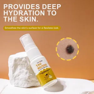 Detalle del spray reparador con veneno de abeja Sauvasine para verrugas en piel