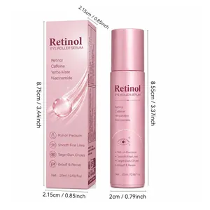Guía de tallas detallada para el suero de ojos de retinol de 20 ml