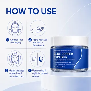 Οδηγός χρήσης για την κρέμα προσώπου Blue Copper Peptides και Bakuchiol Plump Bounce