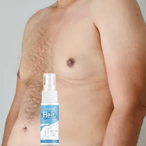 Sauvasine 30ml gentle hair removal spray for men chest hair removal detail display
