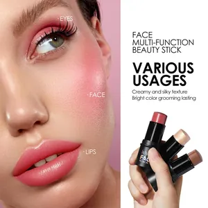 Barras de belleza multiusos para ojos, labios y rostro, textura cremosa