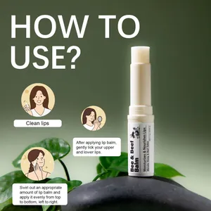 Guida dettagliata all'uso del balsamo per labbra biologico al grasso di bue e miele di manuka