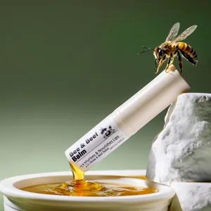 Balsamo labbra bio al sego di bue e miele per labbra secche, idratazione profonda