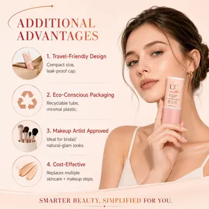 CC getöntes Serum mit reisefreundlicher und umweltbewusster Verpackung