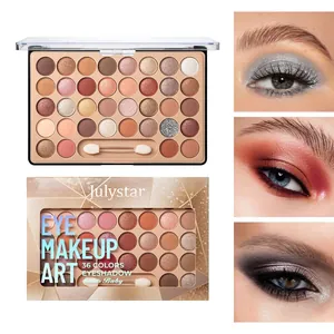 Palette de fards à paupières 36 couleurs avec finis mats et brillants pour des maquillages pros