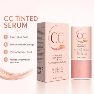3-in-1 CC Getöntes Serum für ein natürliches Finish und Hautpflege-Abdeckung 30ml