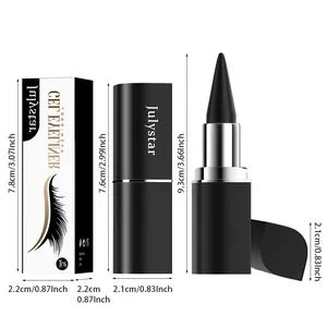 Επαγγελματικό μαύρο ματ αδιάβροχο eyeliner gel stick, μέγεθος 9,3cm x 2,1cm