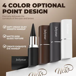 Επαγγελματικό σετ αδιάβροχο ματ eyeliner gel σε 4 χρώματα με ειδικό σχεδιασμό μύτης