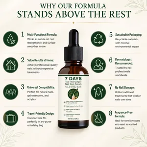 Das 7 Days Teebaum-Ingwer-Nagelpflegeserum mit 8 Hauptvorteilen für gesunde Nägel