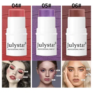 Julystar multi-use cream blusher sticks for eyes cheeks and lips in three shades