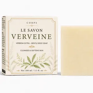 French style verbena extra-gentle body soap for cleansing and softening skin