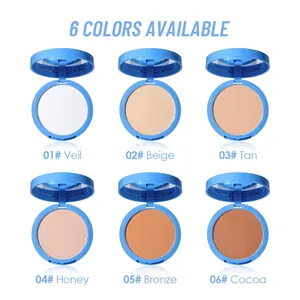 Palette de poudres fixatrices mates et séborégulatrices en six teintes pour tous les teints