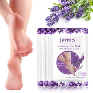Mascarilla exfoliante de lavanda EFERO para eliminar piel muerta y suavizar los talones