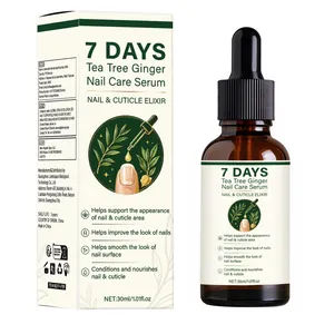 7 Tage Teebaum-Ingwer-Nagelpflegeserum zur Behandlung von Nägeln und Nagelhaut 30ml