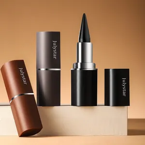 Λεπτομερής άποψη του σετ μολυβιών eyeliner gel σε μαύρο ματ αδιάβροχο χρώμα