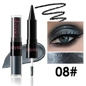 Détail de l'eye-liner et du fard à paupières à double embout scintillant en teinte 08#