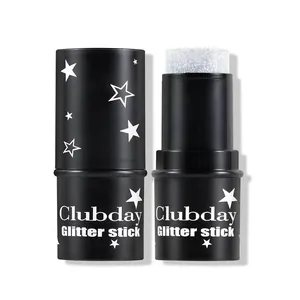 Detailansicht des Clubday Glitzerstifts für Gesicht und Körper mit Sternenverpackung