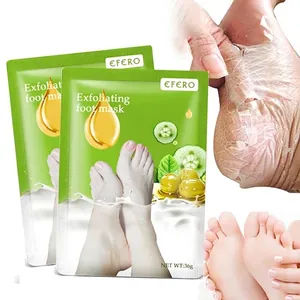 EFERO PUTIMI Exfoliating Foot Mask Removing Dead Skin Calluses Moisturizing Lavender Olive Aloe Essence Foot Peeling Mask