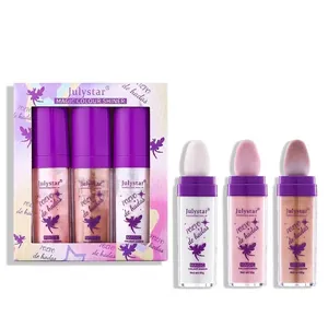 Three-piece Fairy Highlighting Powder set with applicator sponges and retail box