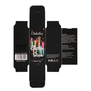 Verpackungslayout-Detail für den Clubday Mehrzweck-Glitzerstift für Gesicht und Körper
