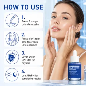 Detaillierte Anleitung zur Anwendung von Blaues Kupferpeptid-Serum für Gesicht und Hals