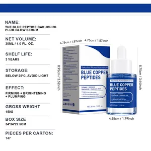 Detaillierte Produktspezifikationen für Blue Copper Peptid Kollagen Serum 30ml
