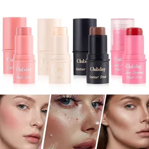 Multifunktionales Set mit Rouge-, Highlighter- und Konturenstiften für das Gesicht