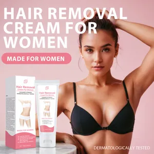 LANTHOME Women Hair Removal Cream Gentle Non-Irritating For Armpits Legs Hands Body Bikini Area Painless Depilatory Skincare