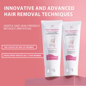 Gentle Lanthome hair removal cream for women, 80g tube for smooth and skin-friendly results.