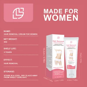 Gentle 80g hair removal cream for women for body and private use including dimensions
