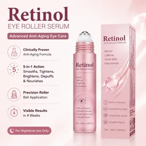 Sérum roll-on de retinol para ojos 20ml con cafeína y niacinamida antienvejecimiento