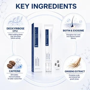 Sérum cuir chevelu au désoxyribose 20ml pour la densité capillaire et caféine