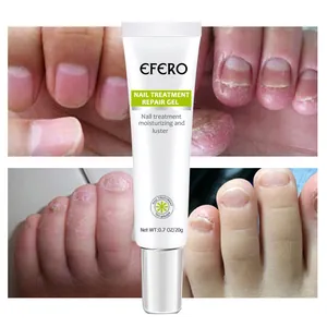 Gel réparateur EFERO pour le traitement des ongles, hydrate et restaure les ongles abîmés.