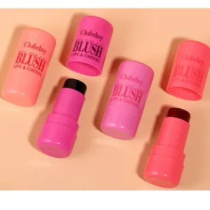 Set of Clubday jelly blush sticks in multiple vibrant shades for lips and cheeks