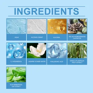 Liste détaillée des ingrédients pour parfum capillaire hydratant aux extraits de plantes naturels