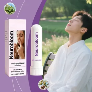 Draagbare Neurobloom wellness neusinhalator met verfrissende essentiële oliën