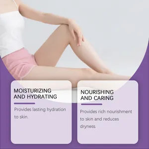 Détail de la lotion pour le corps à la lavande nourrissante pour une peau lisse et hydratée