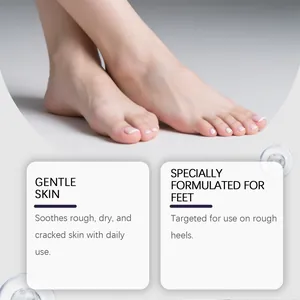 Close-up detail of smooth healthy feet after using moisturizing foot care cream daily