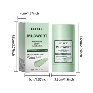 Detaillierte technische Maßkarte mit Höhe und Breite des EELHOE Mugwort Clay Sticks