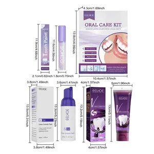 Spécifications de taille complètes pour le kit de soins buccaux EELHOE avec mousse correctrice