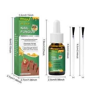 Detaillierte Abmessungen von South Moon Bienengift-Nagelpilz-Reparatur-Flüssigkeit-Set