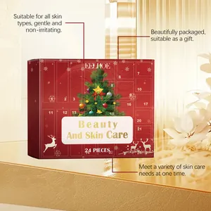 Calendario de adviento de belleza EELHOE 24 días para piel, regalo ideal para navidad