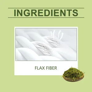 Makroansicht der atmungsaktiven Flachsfaser für grüner Tee Ölabsorptionspapier