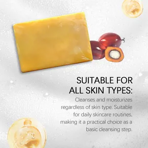 Close-up view of moisturizing cleansing soap bar suitable for all skin types and daily use