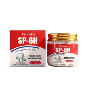 Tablettes de bain de bouche Feimuko SP-6H probiotiques à la menthe poivrée pour le blanchiment