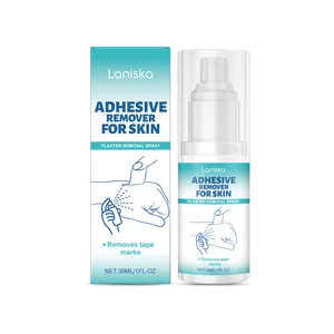 LANISKA adhesive remover for skin 30ml spray for gentle tape residue cleaning