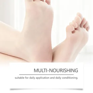 Detailed view of soft skin showing the effect of multi-nourishing foot cream care